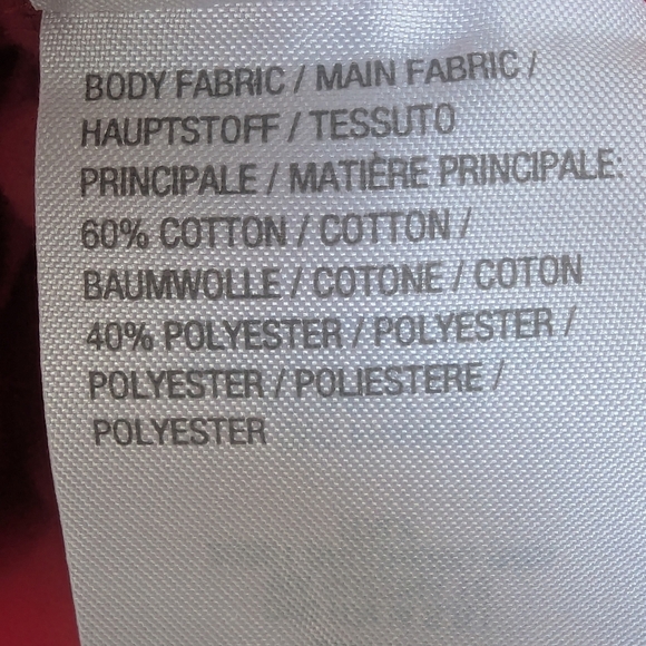 Quacker Factory 1X Rhinestone Studded Grommets Red Blouse - Picture 8 of 11